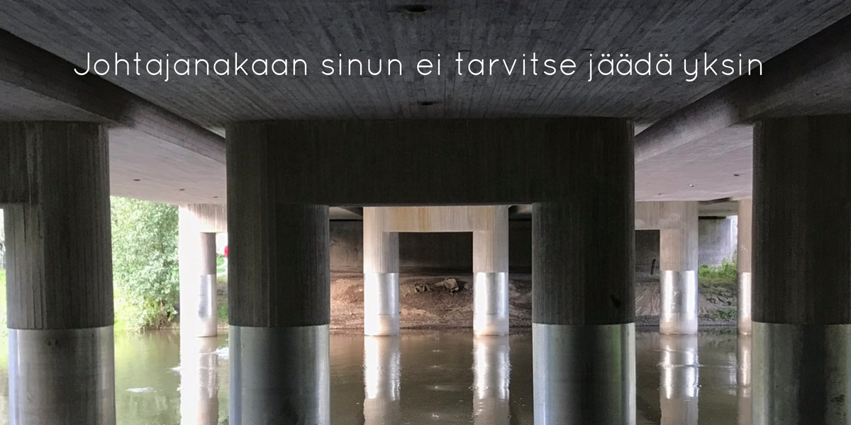 Älä jää johtajana yksin